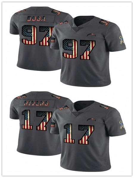 los angeles chargers men joey bosa philip rivers new nfl pays tribute to retro flag carbon football jersey, Black;red
los angeles chargers men joey bosa philip rivers new nfl pays tribute to retro flag carbon football jersey, Black;red
