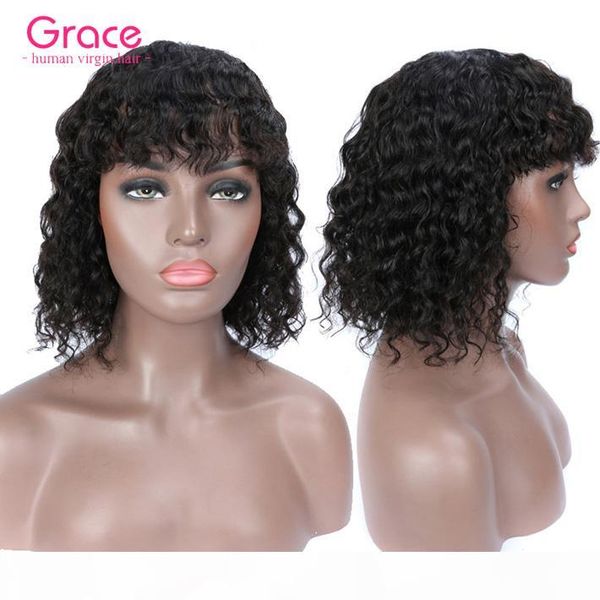 pixie cut deep wave малазийский remy боб парики с бахромой для чернокожих женщин 150% плотность curly человеческих волос полный машинного пр, Black;brown
pixie cut deep wave малазийский remy боб парики с бахромой для чернокожих женщин 150% плотность curly человеческих волос полный машинного пр, Black;brown