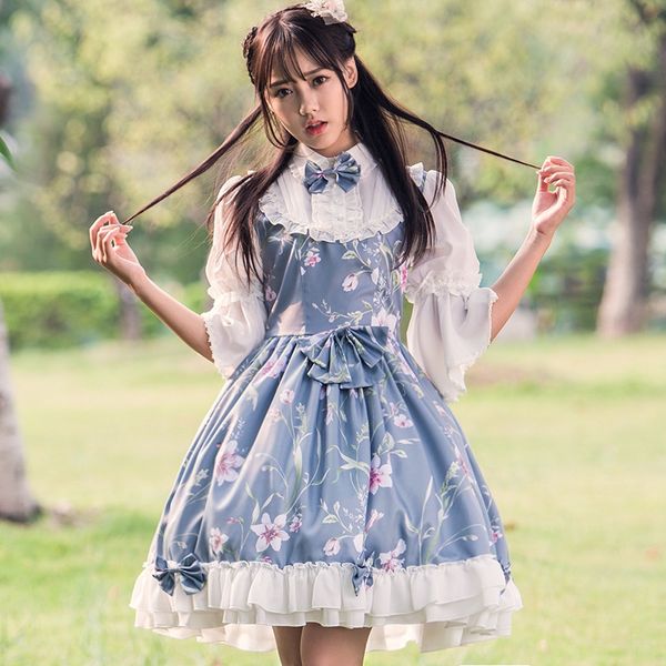 new fairy luo lita printed linen women's clothing dressdress princess dresschinese style lolita princess dress nqfba, Black;gray
new fairy luo lita printed linen women's clothing dressdress princess dresschinese style lolita princess dress nqfba, Black;gray