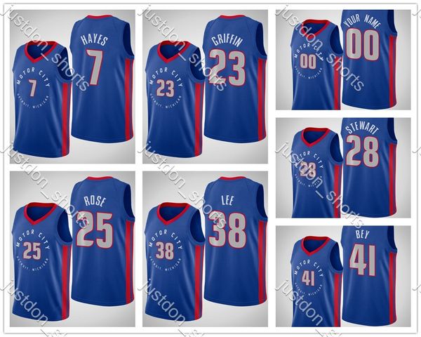 2020/2021 youth hayes 7 stewart 28 bey 41 lee 38 griffin 23 rose 25 press city new edition jerseys shirts camisetas, Black;red
2020/2021 youth hayes 7 stewart 28 bey 41 lee 38 griffin 23 rose 25 press city new edition jerseys shirts camisetas, Black;red