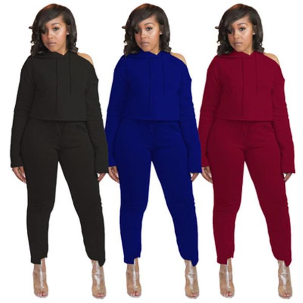 women one side strapless tracksuits fashion long sleeve hooded drawstring irregular pant sets designer female autumn casual loose suits, Gray
women one side strapless tracksuits fashion long sleeve hooded drawstring irregular pant sets designer female autumn casual loose suits, Gray