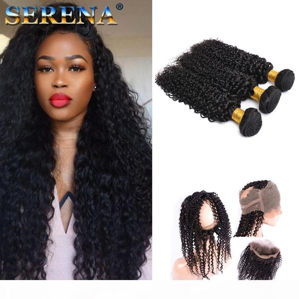 3 bundles with 360 lace frontal closure afro kinky curly virgin hair natural color raw indian human hair weave bundles human curly frontal, Black;brown
3 bundles with 360 lace frontal closure afro kinky curly virgin hair natural color raw indian human hair weave bundles human curly frontal, Black;brown
