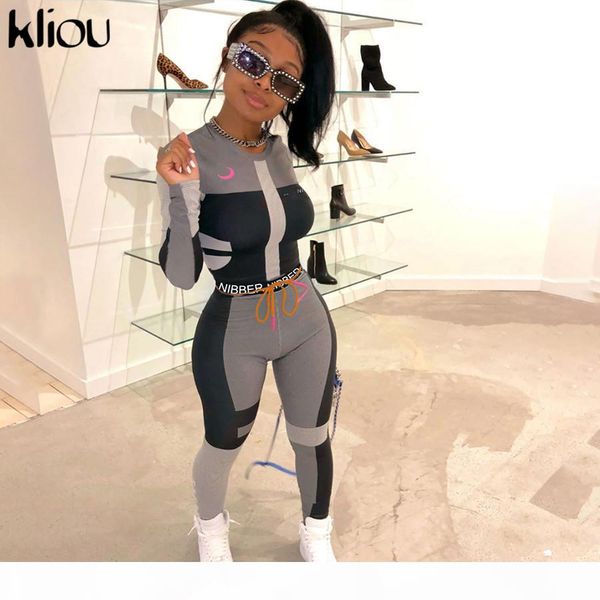 kliou women fitness two pieces set tracksuit long sleeve crop letters print elastic skinny leggings sportswear slim outfit v191111, White
kliou women fitness two pieces set tracksuit long sleeve crop letters print elastic skinny leggings sportswear slim outfit v191111, White