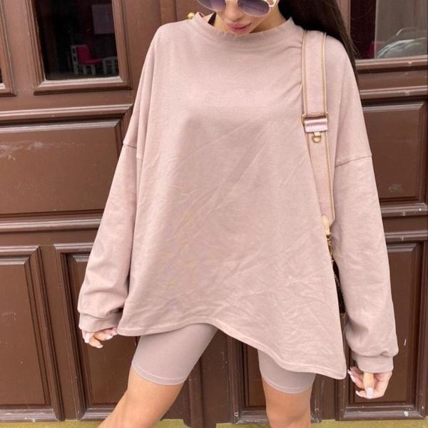 two piece outfits for women 2020 new women's two-piece suit long sleeves solid color home loose sports fashion leisure suit, Gray
two piece outfits for women 2020 new women's two-piece suit long sleeves solid color home loose sports fashion leisure suit, Gray