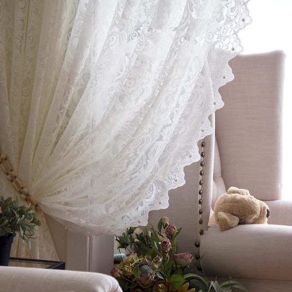 curtain & drapes romatic white lace tulle for living room bedroom voile sheer window screen kitchen blinds jk239z
curtain & drapes romatic white lace tulle for living room bedroom voile sheer window screen kitchen blinds jk239z