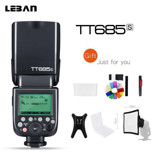 flashes godox685s 2.4g hss 1/8000sl ii gn60 camera flash speedlite for a58 a7rii a7ii a99 a7r + 6 gift kit
flashes godox685s 2.4g hss 1/8000sl ii gn60 camera flash speedlite for a58 a7rii a7ii a99 a7r + 6 gift kit
