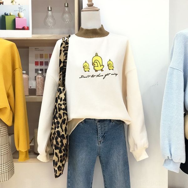 j5sfh half-turtleneck cartoon printed sweater loose pullover pullover pullovert-shirt pulloverwomen 2020 autumn and winter new for al style, Black
j5sfh half-turtleneck cartoon printed sweater loose pullover pullover pullovert-shirt pulloverwomen 2020 autumn and winter new for al style, Black