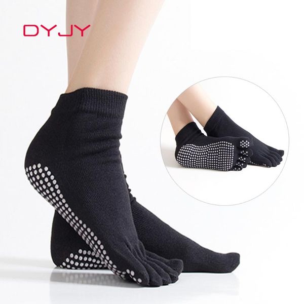 sports socks dyjy 1 pair women yoga five finger slipper anti slip lady pilates ballet heel professional dance protector, Black
sports socks dyjy 1 pair women yoga five finger slipper anti slip lady pilates ballet heel professional dance protector, Black