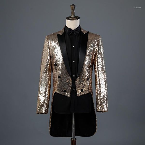 men's tracksuits men's sequined tuxedo stage performance dress magician's jacket night club hosts court suit1, Gray
men's tracksuits men's sequined tuxedo stage performance dress magician's jacket night club hosts court suit1, Gray