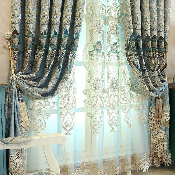 curtain & drapes european embroidered for living room chenille hollow luxury curtains bedroom1
curtain & drapes european embroidered for living room chenille hollow luxury curtains bedroom1