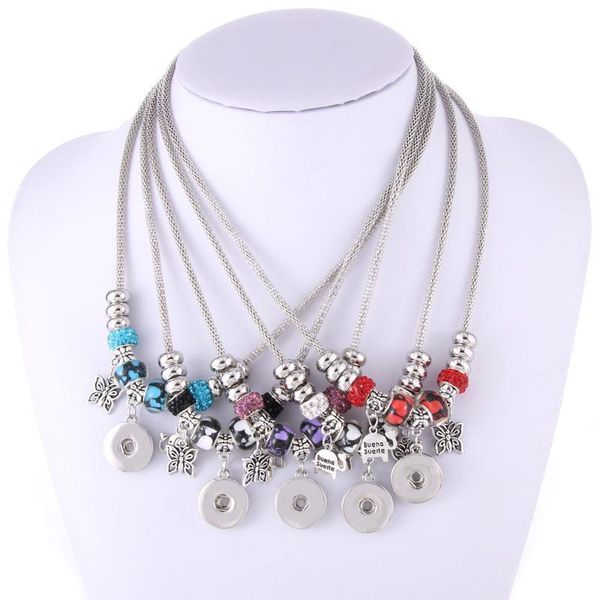 10pcs/lot new snap jewelry 18mm snap buttons necklace jewelry handmade beaded snap pendant necklace for women valentine's day q bbyjbk, Silver
10pcs/lot new snap jewelry 18mm snap buttons necklace jewelry handmade beaded snap pendant necklace for women valentine's day q bbyjbk, Silver