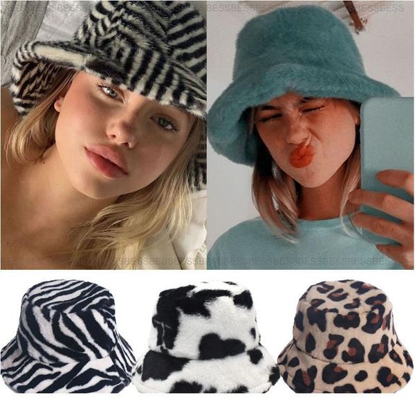 winter bucket hat for women zebra leopard artificial faux fur warm female outdoor sun panama girls cap w jllyug 
winter bucket hat for women zebra leopard artificial faux fur warm female outdoor sun panama girls cap w jllyug