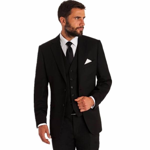 men's suits & blazers black blue 3 pieces (jacket+pants+vest) men groom tuxedos wedding for groomsman formal suit, White;black
men's suits & blazers black blue 3 pieces (jacket+pants+vest) men groom tuxedos wedding for groomsman formal suit, White;black