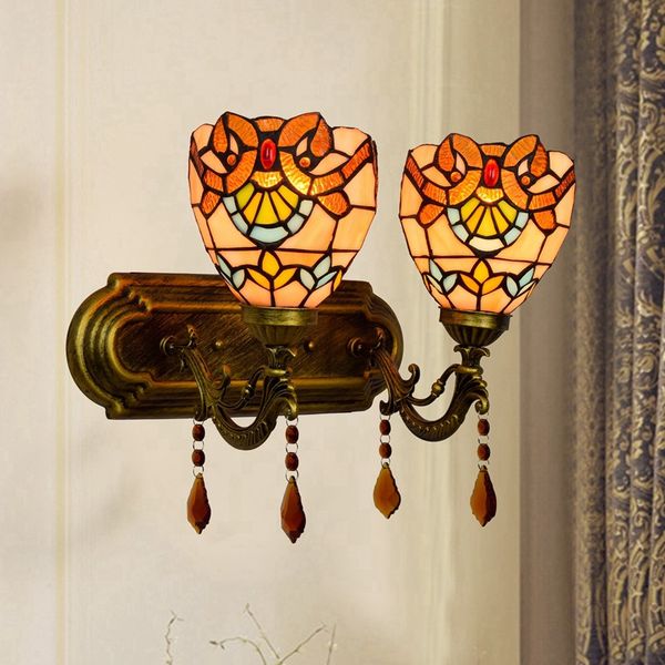 baroque bedroom bedside wall lamp colorful glass retro double heads wall lights european style home decoration l aisle sconce
baroque bedroom bedside wall lamp colorful glass retro double heads wall lights european style home decoration l aisle sconce