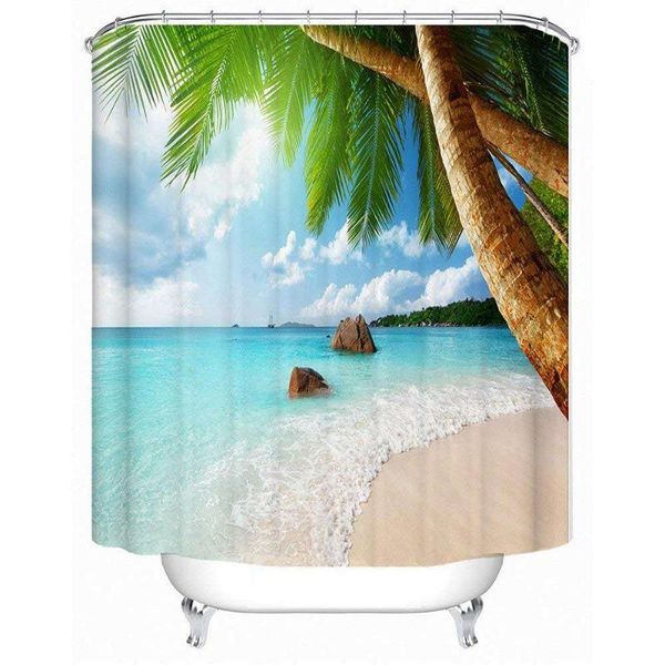 180x180cm bathroom shower curtain tropical beach palm trees waterproof mildew proof polyester shower curtain with 12 hooks
180x180cm bathroom shower curtain tropical beach palm trees waterproof mildew proof polyester shower curtain with 12 hooks