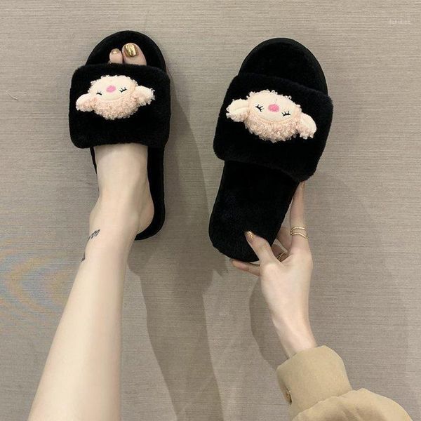 ladies winter open-toed furry slippers casual fashion women's shoes cute striped pattern home women's cotton slippers1, Black
ladies winter open-toed furry slippers casual fashion women's shoes cute striped pattern home women's cotton slippers1, Black