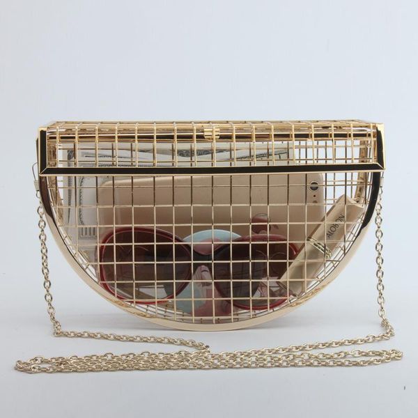 fashion design hollow metal cages women party clutch evening shoulder bag ladies handbag messenger bag purse unique evening q4
fashion design hollow metal cages women party clutch evening shoulder bag ladies handbag messenger bag purse unique evening q4
