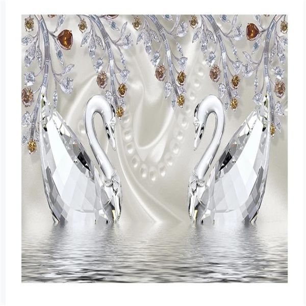 3d stereoscopic wallpaper crystal diamond swan lake romantic beautiful jewelry wallpapers tv background wall
3d stereoscopic wallpaper crystal diamond swan lake romantic beautiful jewelry wallpapers tv background wall