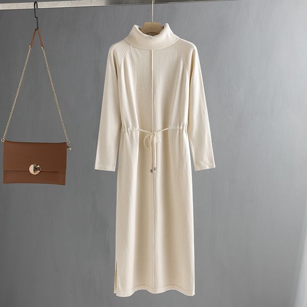 2021 new oversize loose women long knit maxi vertical stripe straight winter turtleneck pullover midi dress drawsting alef, Black;gray
2021 new oversize loose women long knit maxi vertical stripe straight winter turtleneck pullover midi dress drawsting alef, Black;gray