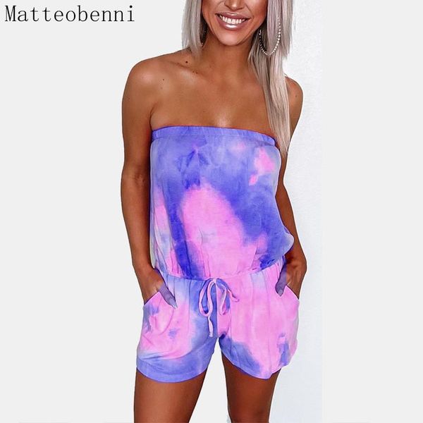 women's jumpsuits & rompers tie-dye print strapless 2021 women playsuit jumpsuit summer casual overalls streetwear sleeveless party, Black;white
women's jumpsuits & rompers tie-dye print strapless 2021 women playsuit jumpsuit summer casual overalls streetwear sleeveless party, Black;white