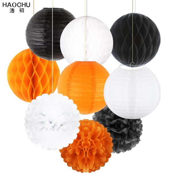 party decoration 9pcs paper lanterns set decorative pompoms flower hanging honeycomb balls wedding/birthday/christmas/halloween decor
party decoration 9pcs paper lanterns set decorative pompoms flower hanging honeycomb balls wedding/birthday/christmas/halloween decor