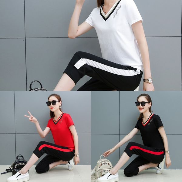 wvdsw hx1896-0212020 fashion suit summer korean leisure sports two women for two-piece summer two-piece fashion setosqa7, Gray
wvdsw hx1896-0212020 fashion suit summer korean leisure sports two women for two-piece summer two-piece fashion setosqa7, Gray