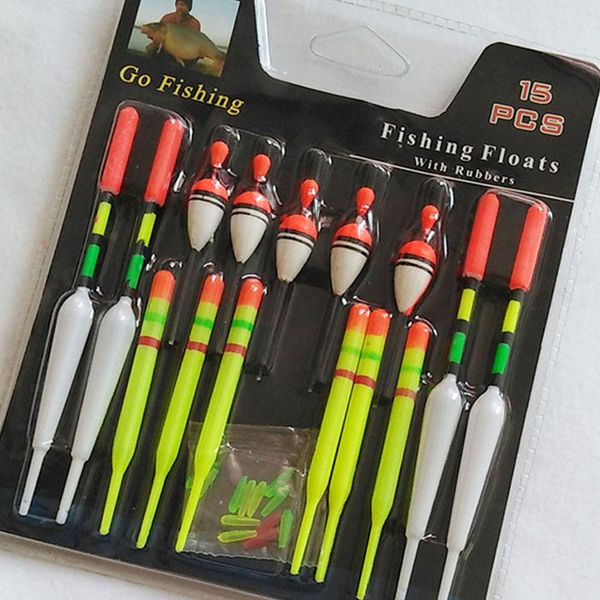 1 set (15pcs) vertical buoy sea fishing floats assorted size for most type of angling with attachment rubbers fishing lures sqcmbi pingtoy
1 set (15pcs) vertical buoy sea fishing floats assorted size for most type of angling with attachment rubbers fishing lures sqcmbi pingtoy
