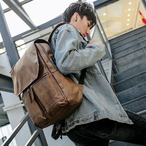 genuine leather backpack mens fashion retro backpack multi function multi card travel punk men bags bbypgs
genuine leather backpack mens fashion retro backpack multi function multi card travel punk men bags bbypgs