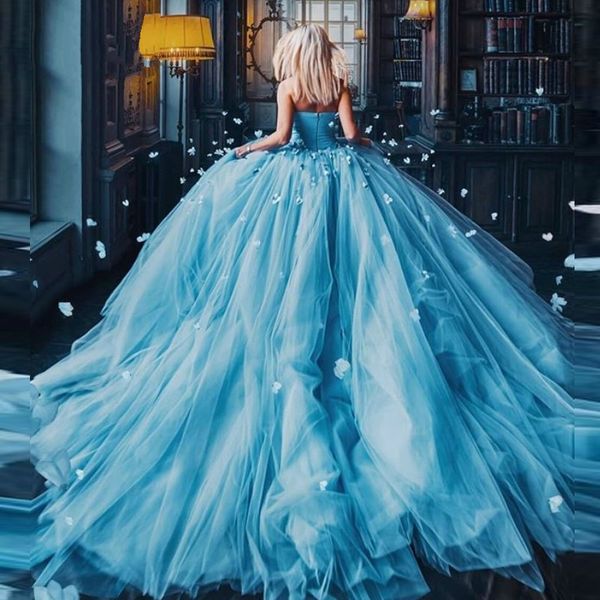 starpless puffy blue prom dress flower floral tulle ball gown chic vestido de fiesta evening dresses robe de soiree gala jurken, Black
starpless puffy blue prom dress flower floral tulle ball gown chic vestido de fiesta evening dresses robe de soiree gala jurken, Black