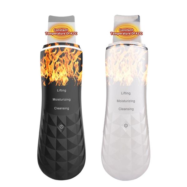 new ultrasonic face skin scrubber blackhead remover facial exfoliator acne peeling shovel machine pore vacuum skin care tools, Black;white
new ultrasonic face skin scrubber blackhead remover facial exfoliator acne peeling shovel machine pore vacuum skin care tools, Black;white
