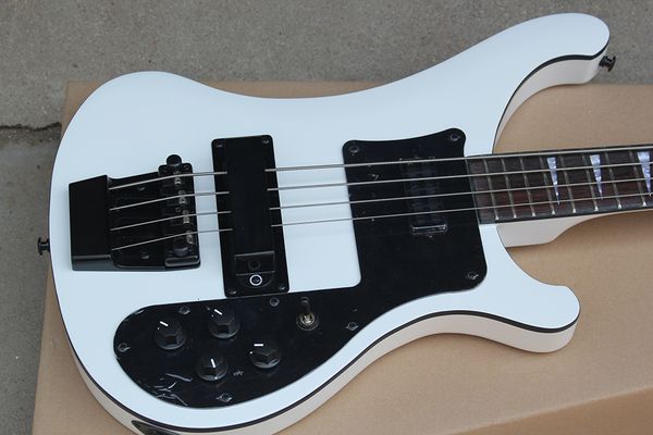 factory custom white 4-string electric bass guitar with black pickguard,rosewood fingerboard,black hardwares,offer customized
factory custom white 4-string electric bass guitar with black pickguard,rosewood fingerboard,black hardwares,offer customized