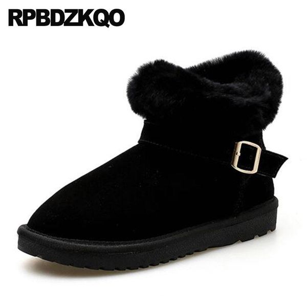snow winter boots women ankle real fur shoes furry black australian ladies genuine leather booties flat suede round toe female
snow winter boots women ankle real fur shoes furry black australian ladies genuine leather booties flat suede round toe female