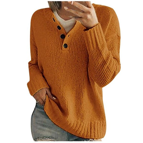 women's sweaters v-neck long-sleeved plus size solid color knitted sweater button fashion winter casual daily ropa de mujer, White;black
women's sweaters v-neck long-sleeved plus size solid color knitted sweater button fashion winter casual daily ropa de mujer, White;black