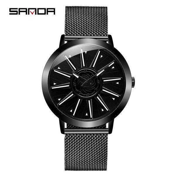 sanda men car rim hub quartz watch stainless steel sport waterproof clock creative car wheel rim hub rotating dial watches jlldgy, Silver
sanda men car rim hub quartz watch stainless steel sport waterproof clock creative car wheel rim hub rotating dial watches jlldgy, Silver