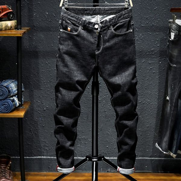 spring new men's casual korean style youth fashion slim fit elastic black denim ankle jeans and jeans pants 4fywq, Blue
spring new men's casual korean style youth fashion slim fit elastic black denim ankle jeans and jeans pants 4fywq, Blue