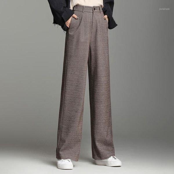 women's pants & capris 2021 autumn women high waist wide leg solid straight casual comfortable long trousers female1, Black;white
women's pants & capris 2021 autumn women high waist wide leg solid straight casual comfortable long trousers female1, Black;white