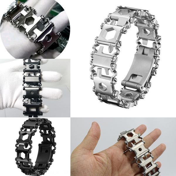 multi functional stainless tooltoolssteel men's outdoor tools 29 closed loop string lovers jewelry multi functional stainless bracelet, Golden;silver
multi functional stainless tooltoolssteel men's outdoor tools 29 closed loop string lovers jewelry multi functional stainless bracelet, Golden;silver