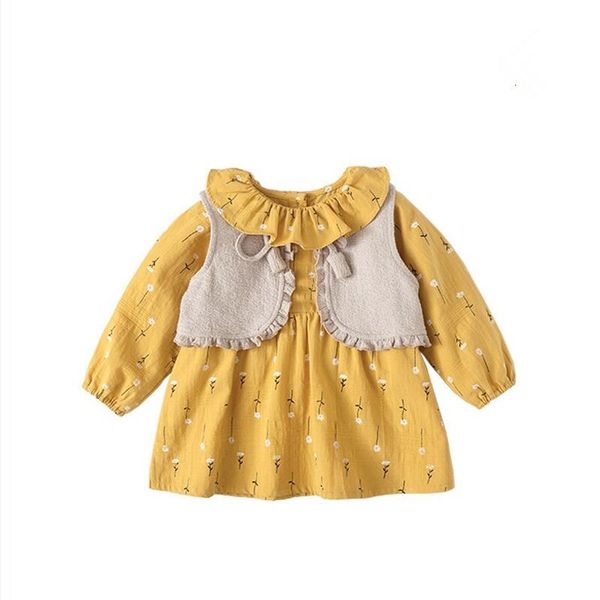 2021 new kids for long sleeve print es children clothing girls casual school wear 0-5y i0e4, Red;yellow
2021 new kids for long sleeve print es children clothing girls casual school wear 0-5y i0e4, Red;yellow