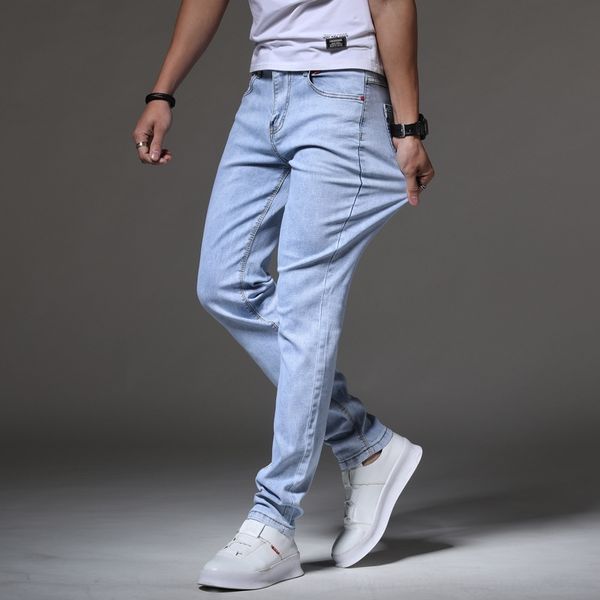 xnex9 versatile high elastic casual youth small leg and jeans and jeans korean pants fashion men's fashion pants men's wear o2nhp, Blue
xnex9 versatile high elastic casual youth small leg and jeans and jeans korean pants fashion men's fashion pants men's wear o2nhp, Blue