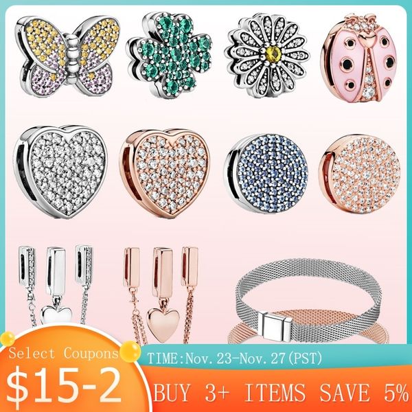 100% 925 sterling silver timeless sparkling clip charms ,fit original 3mm reflexions bracelet making fashion diy jewelry q1219, Bronze;silver
100% 925 sterling silver timeless sparkling clip charms ,fit original 3mm reflexions bracelet making fashion diy jewelry q1219, Bronze;silver
