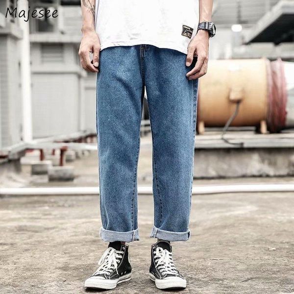 men's jeans men denim solid loose males baggy ankle length simple ulzzang trendy leisure harajuku chic all-match fashion cowboy, Blue
men's jeans men denim solid loose males baggy ankle length simple ulzzang trendy leisure harajuku chic all-match fashion cowboy, Blue