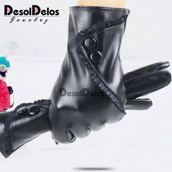 new women' gloves genuine leather winter warm fluff woman soft female rabbit fur lining riveted clasp high-quality mittens, Blue;gray
new women' gloves genuine leather winter warm fluff woman soft female rabbit fur lining riveted clasp high-quality mittens, Blue;gray