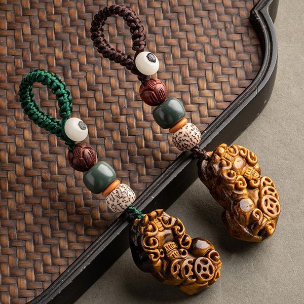 natural tiger eye stone hand-carved lucky goods beast pixiu brave troops keychain key holder animal feng shui car key chain gift, Silver
natural tiger eye stone hand-carved lucky goods beast pixiu brave troops keychain key holder animal feng shui car key chain gift, Silver