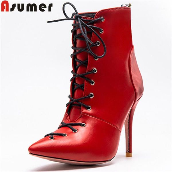 boots asumer plus size 34-47 fashion ankle for women pointed toe lace up autumn winter elegant ladies prom 2021 1, Black
boots asumer plus size 34-47 fashion ankle for women pointed toe lace up autumn winter elegant ladies prom 2021 1, Black
