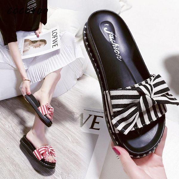 slippers women 2020 summer new fashion wear wild comfortable stripe bow temperament sandals and slippers ins tide1, Black
slippers women 2020 summer new fashion wear wild comfortable stripe bow temperament sandals and slippers ins tide1, Black