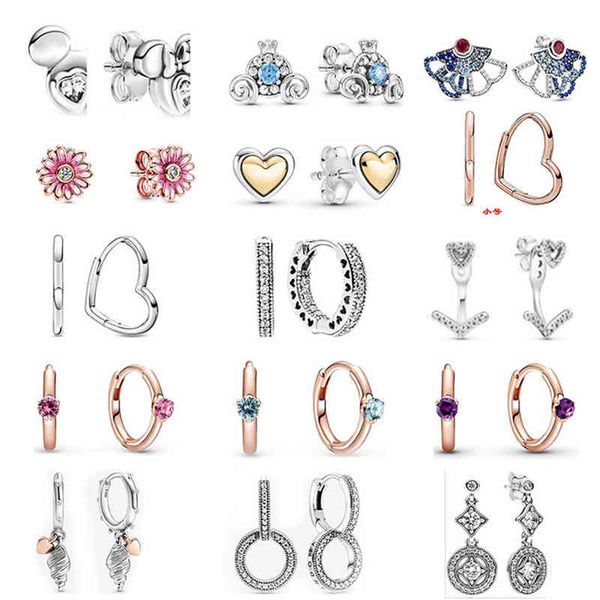 2021 new ladies jewelry fit original pandora handmade custom 925 sterling silver diy designer earrings gifts wh, Golden
2021 new ladies jewelry fit original pandora handmade custom 925 sterling silver diy designer earrings gifts wh, Golden