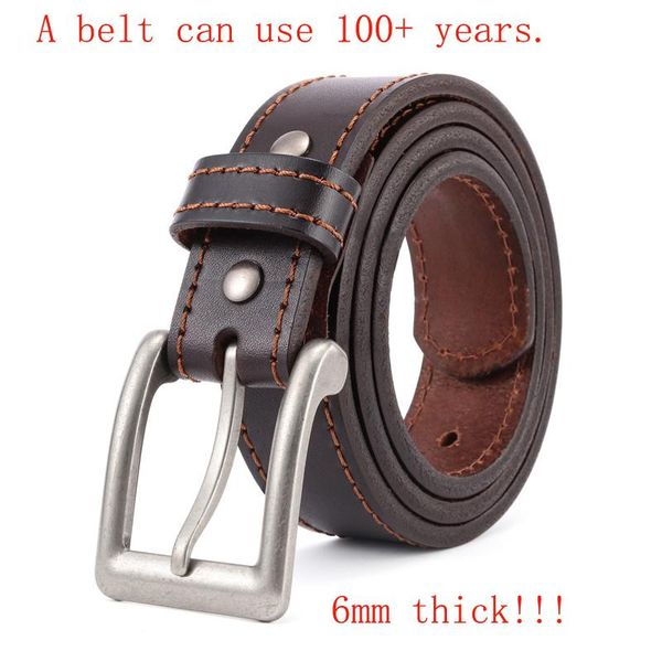 mens boys super thickness jeans waist belt strap genuine cow leather durable vintage brown black 115cm, Black;brown
mens boys super thickness jeans waist belt strap genuine cow leather durable vintage brown black 115cm, Black;brown