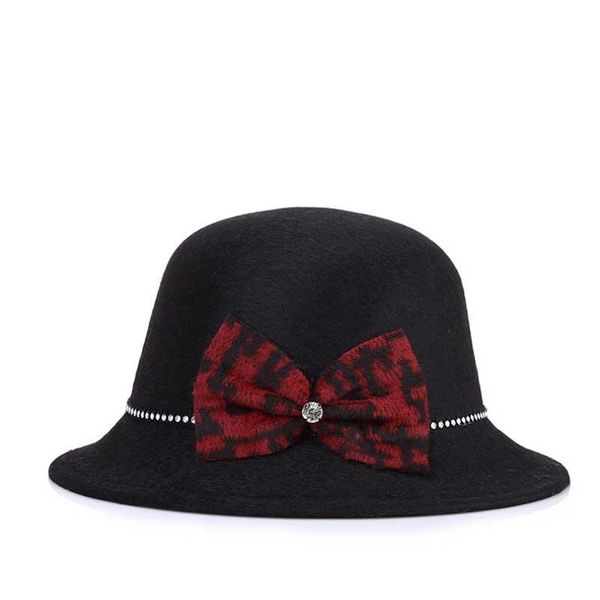 new wide brim felt hat fedora hats for women big bow of fall winter chapeu feminino sombrero floppy bowler ladies bucket cap bbyrol, Black;white
new wide brim felt hat fedora hats for women big bow of fall winter chapeu feminino sombrero floppy bowler ladies bucket cap bbyrol, Black;white