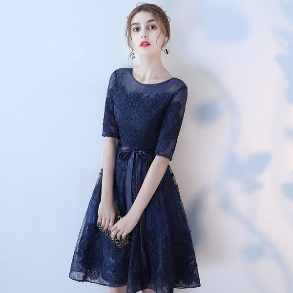 Robe de soiree 2021 Navy Blue O-Neck Lace short evening dress vestido de festa prom dresses party dress tailor Custom made, Black
Robe de soiree 2021 Navy Blue O-Neck Lace short evening dress vestido de festa prom dresses party dress tailor Custom made, Black