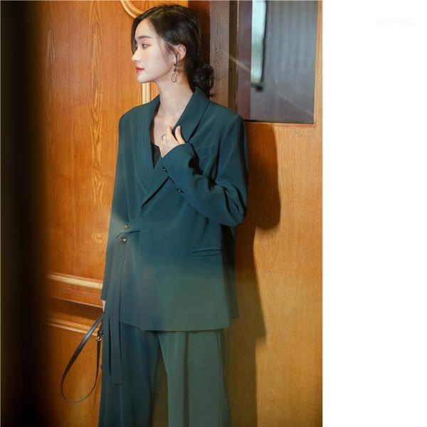 two piece dress hzirip 2021 vintage chic solid casual elegance women blazers+ retro wide leg pants office lady all match set 2 sets suits1, White
two piece dress hzirip 2021 vintage chic solid casual elegance women blazers+ retro wide leg pants office lady all match set 2 sets suits1, White
